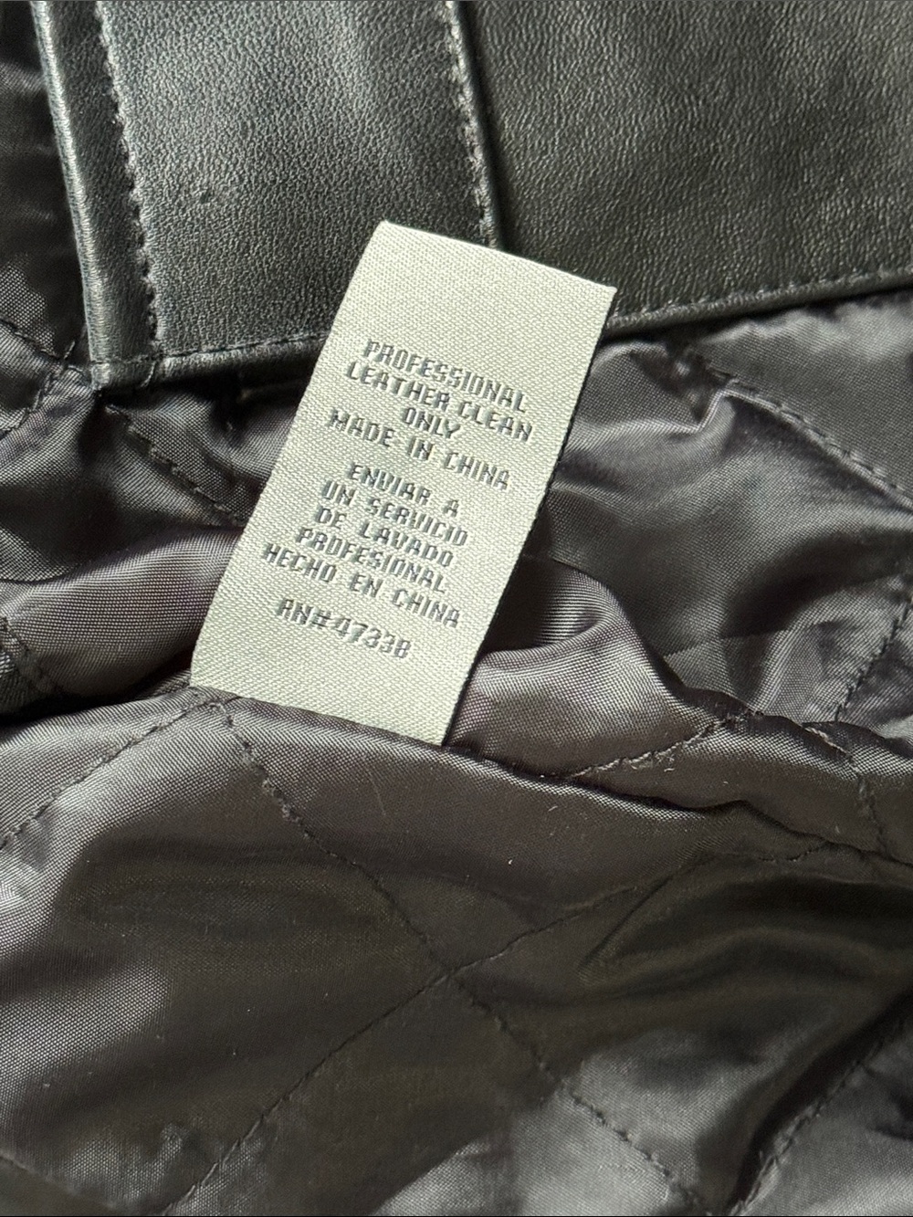 Men's Vintage Black Leather Zip-Up Bomber Jacket - Picture 7 of 9